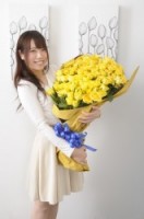 2万円バラの花束 黄色